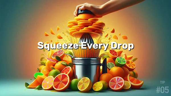 Squeeze Every Drop | IT4RADIO